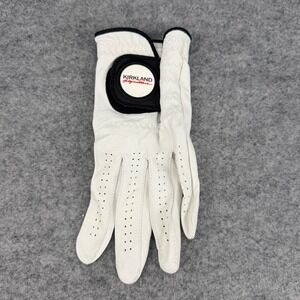 Kirkland Signature Mens Sheepskin Leather Left Hand Golf Glove White ML
